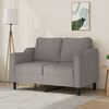 vidaXL 2-seater Sofa Taupe Polyester, Metal, Textilene 55.1 in width