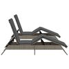 vidaXL Sun Lounger Grey