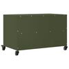 vidaXL TV Cabinet Olive Green Cold-rolled steel Medium TV Cabinet
