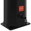 vidaXL Solar Shower Black and silver ABS Large UV-resistant materials