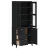 vidaXL Highboard Black
