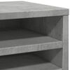 vidaXL Desk Organiser Concrete Grey 14.2x10.2x11.6" Engineered Wood