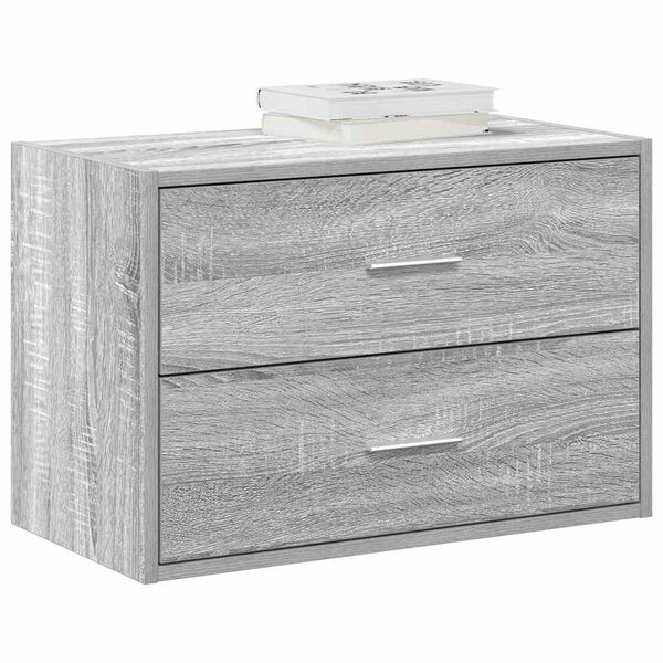 vidaXL Cabinet Grey sonoma Engineered wood Small Storage Cabinet