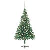 vidaXL Artificial Pre-lit Christmas Tree with Ball Set 47.2" 230 Branches