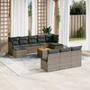 vidaXL Garden Sofa Set Grey