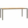 vidaXL Garden Dining Set Grey