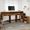 vidaXL Desk Old wood Engineered wood 78.7 x 40.9 x 35.8 in Computer Desk