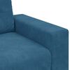 vidaXL Sofa Blue 62.99 x 30.31 x 32.28 in Fabric