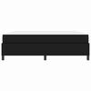 vidaXL Bed Frame with Mattress Black 70.87 x 78.74 in Fabric