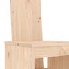 vidaXL Garden Bar Set Natural Wood Solid pine wood Medium Footrest