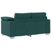 vidaXL Sofa Dark Green 62.99 x 30.31 x 32.28 in Fabric