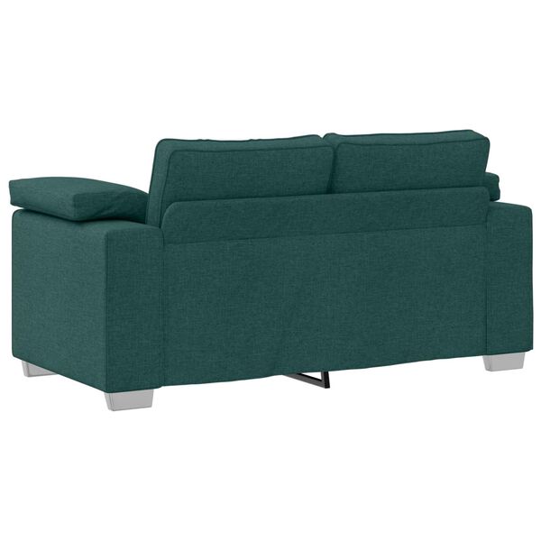 vidaXL Sofa Dark Green 62.99 x 30.31 x 32.28 in Fabric