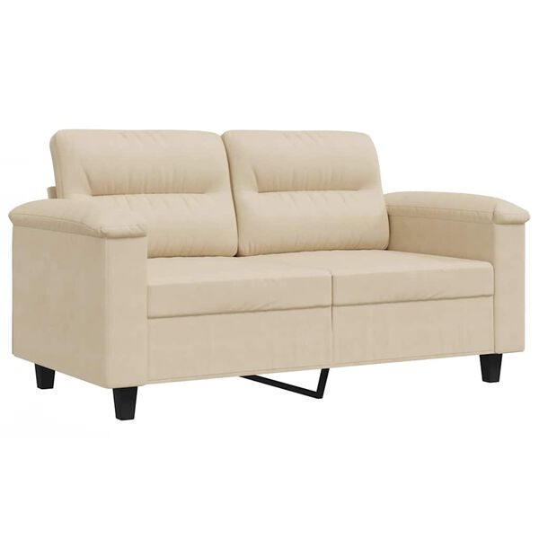 vidaXL 2-seater Sofa Cream