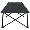 vidaXL Folding Camping Bed Folding Black 81.10 x 29.92 x 29.13 in