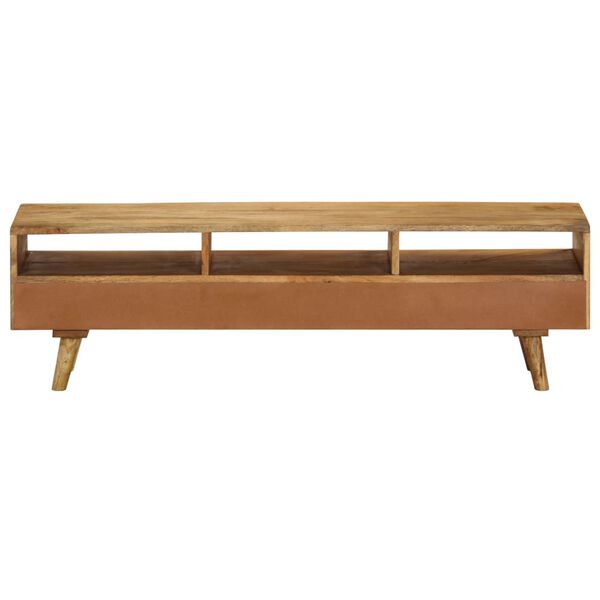 vidaXL TV Stand Solid Wood Mango 55.1"x11.8"x16.1"