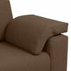 vidaXL Sofa Set 2 pcs Brown 219 x 77 x 82 cm fabric
