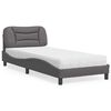 vidaXL Bed Grey