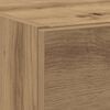 vidaXL Bathroom Cabinet with Door Artisan Oak 23.23 x 14.57 x 23.23 in