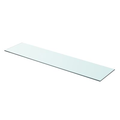 vidaXL Shelf Panel Glass Clear 35.4"x7.9"