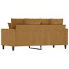 vidaXL 2-Seater Sofa Brown Velvet, Metal, Textilene, Foam Medium