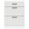 vidaXL Kitchen Base Cabinet White Engineered wood Standard