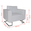 vidaXL Armchairs White