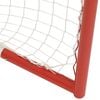 vidaXL Hockey Goal with Net Red&White 60.2x23.6x46.5" Steel&Polyester
