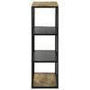 vidaXL Bookcase 27.56 x 13.78 x 43.31 in Solid Mango wood