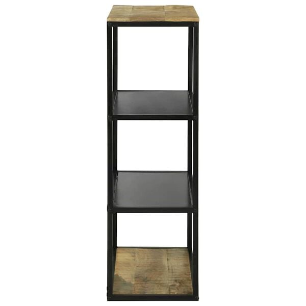 vidaXL Bookcase 27.56 x 13.78 x 43.31 in Solid Mango wood