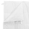vidaXL 2-in-1 Duvet White 61.02 x 86.61 in Feather