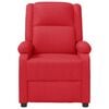 vidaXL Massage Chair Red Faux Leather, Metal, Plywood, Foam