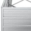 vidaXL Garden Raised Bed Silver Galvanized Steel Large Durable