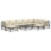vidaXL Garden Lounge Set Set of 10 Anthracite