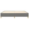 vidaXL Bed Frame Dark Gray Fabric (100% polyester), plywood, engineered wood