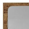 vidaXL Mirror Shelf Old wood 35.43 x 4.13 x 14.57 in Engineered Wood