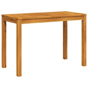 vidaXL Dining Table Natural Brown Solid Acacia Wood Medium