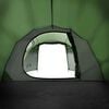 vidaXL Camping Tent Tunnel 3-Person Green Waterproof