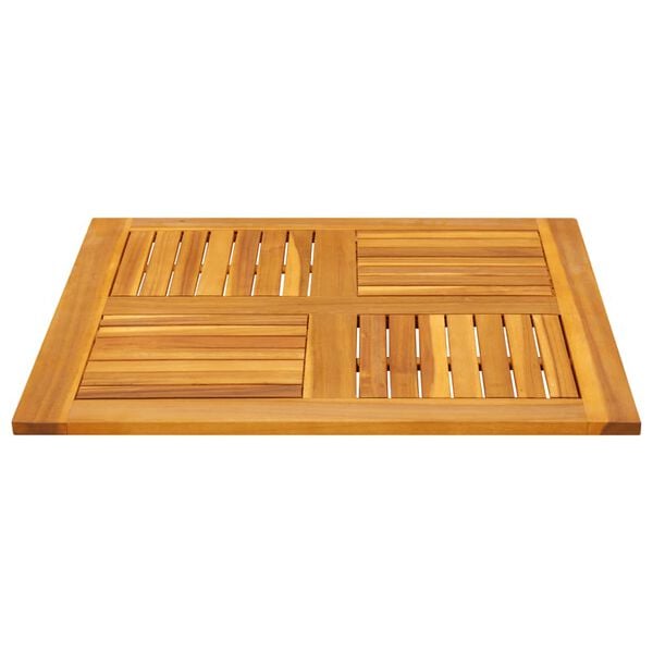 vidaXL Table Top Natural Wood Solid Acacia wood 31.5 x 31.5 in Durable