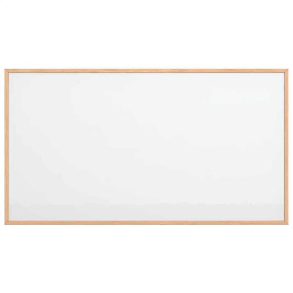 vidaXL Magnetic Whiteboard with Solid Pine Wood Frame 39.4x21.7"
