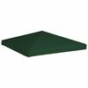 vidaXL Gazebo Top Cover Green Polyester with PVC coating 10x10ft