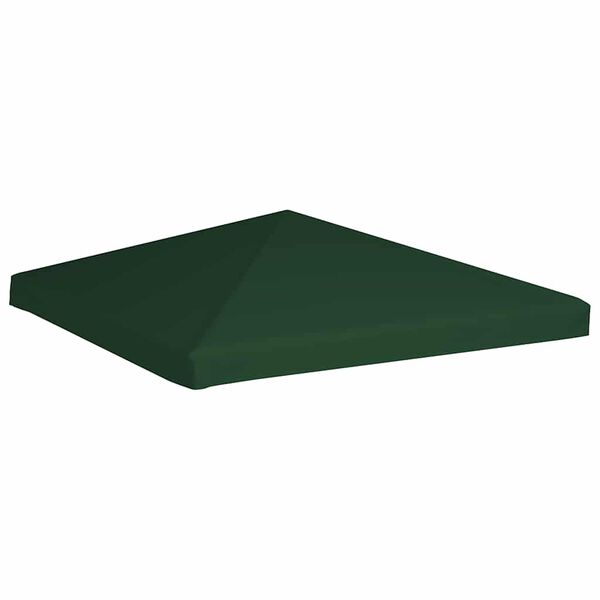 vidaXL Gazebo Top Cover Green Polyester with PVC coating 10x10ft