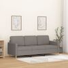 vidaXL 3-seater Sofa Taupe Polyester 3-seater Durable 3-Seater Sofa