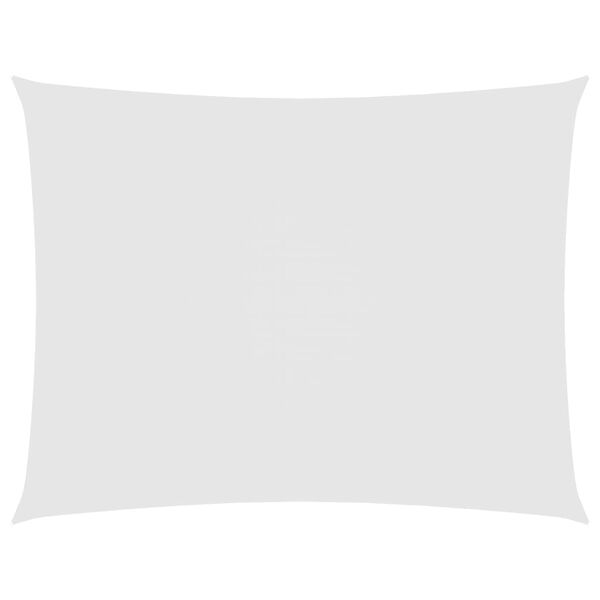 vidaXL Sunshade Sail Oxford Fabric Rectangular 16.4x23.0' White