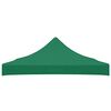 vidaXL Party Tent Roof 9.8'x9.8' Green 0.9 oz/ft²