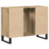 vidaXL Bathroom Cabinet with Door Artisan Oak 31.50 x 12.99 x 23.62 in