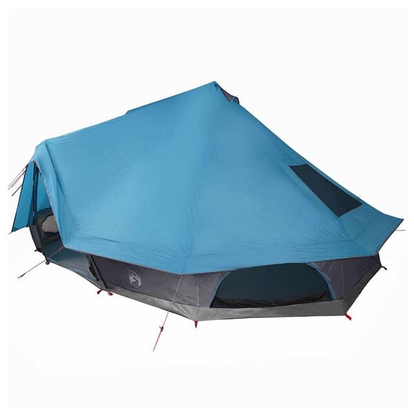 vidaXL Family Tipi Tent Folding with Roof Blue 680 x 430 x 270 cm