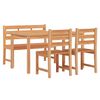 vidaXL Garden Dining Set Natural teak Solid teak wood Medium