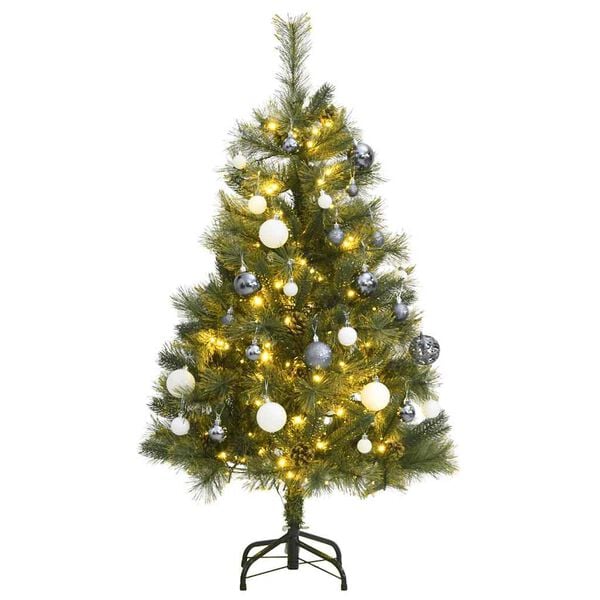 vidaXL Artificial Hinged Christmas Tree