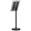 vidaXL Poster Stands 2 pcs Black 32.5 x 24 x 78 cm Aluminium alloy