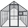 vidaXL Aviary Anthracite Aluminum 5.9 x 19.7 x 6.1 ft Locks Aviary
